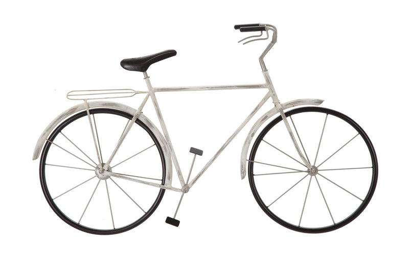 Pannello decorativo da parete in metallo modello bici cm 99x5x61h