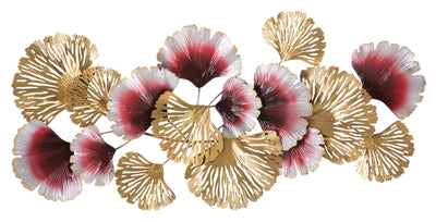 Pannello decorativo 3D da parete in metallo cm 117x5x54h