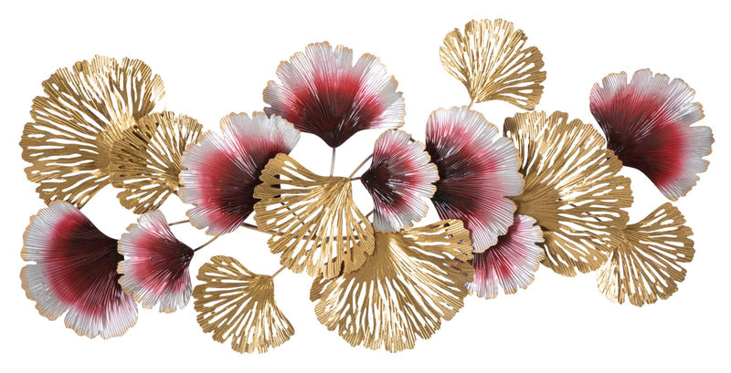 Pannello decorativo 3D da parete in metallo cm 117x5x54h