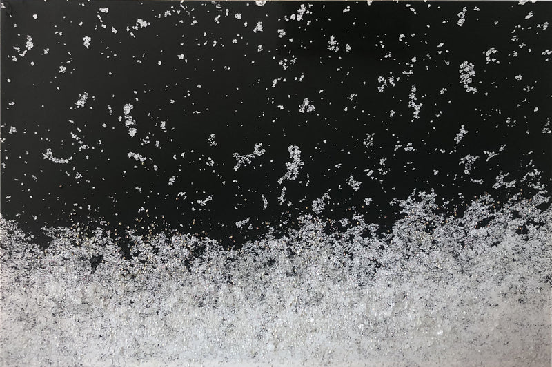 Pannello da parete rettangolare stampato con cristalli cm 120x80h