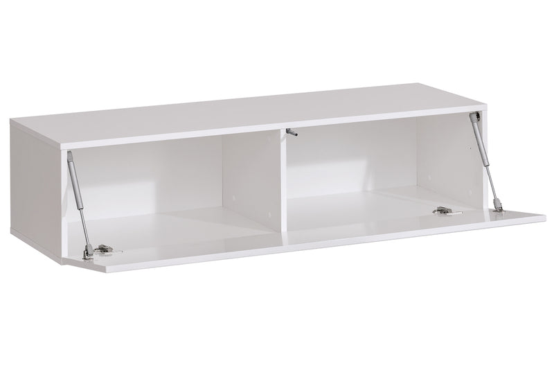 parete attrezzata moderna colore bianco