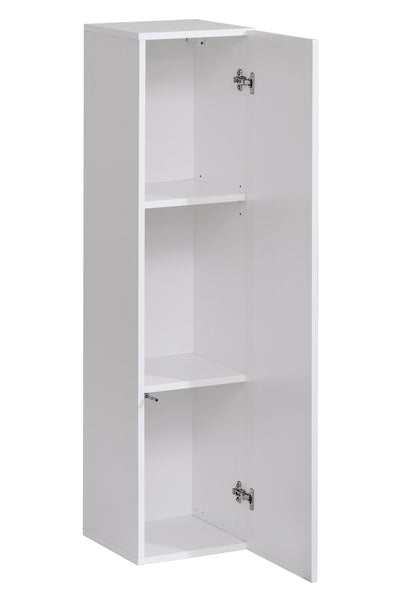 parete design moderno colore bianco con vetrine