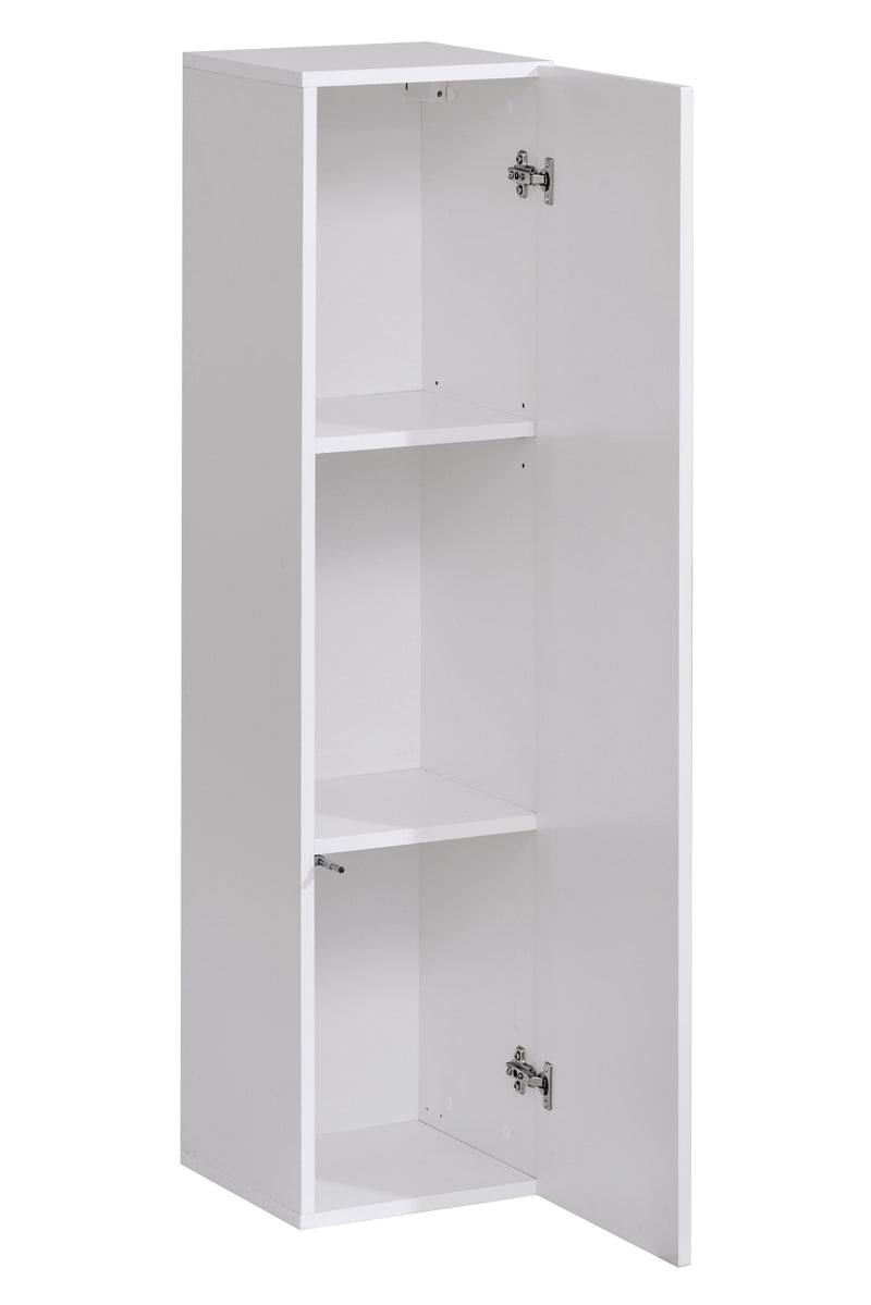 parete design moderno colore bianco con vetrine