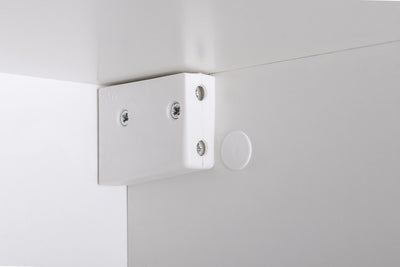 parete moderna da soggiorno colore bianco
