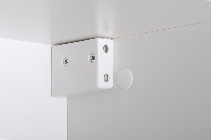 parete moderna da soggiorno colore bianco