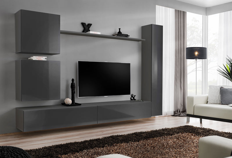 parete design moderno colore antracite
