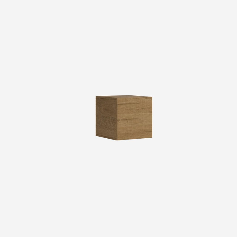pensile cubo in legno quercia