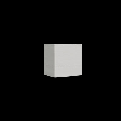 pensile cubo in legno bianco frassino