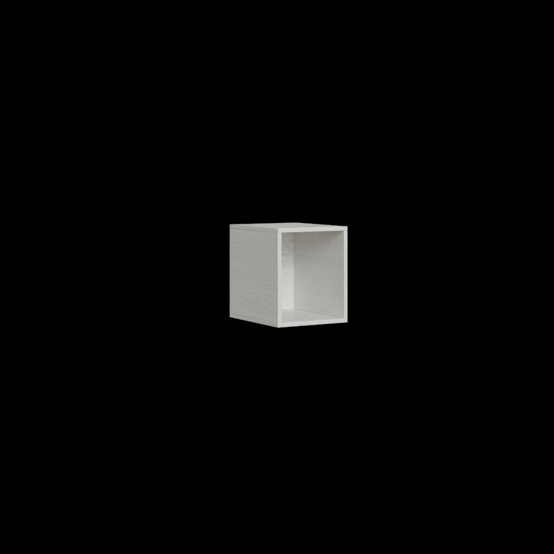 pensile cubo aperto cm 40 bianco