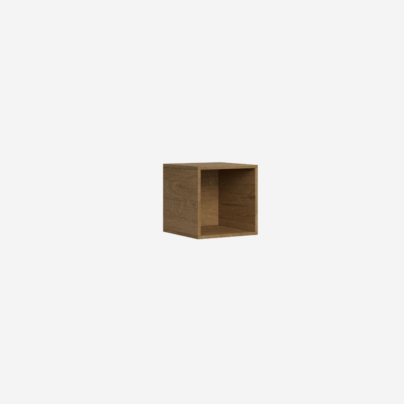pensile cubo vano a giorno cm 40x40 colore quercia 