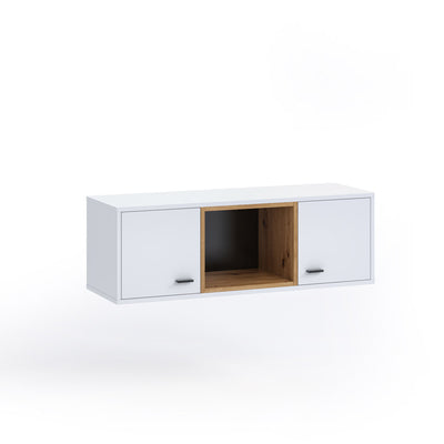 Sevina  - Pensile orizzontale con ante vano in legno cm 105x33x34h - vari colori