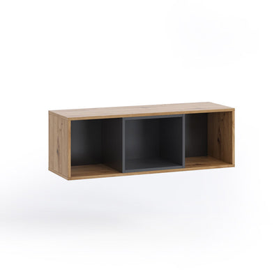 Sevina  - Pensile orizzontale con ante vano in legno cm 105x33x34h - vari colori