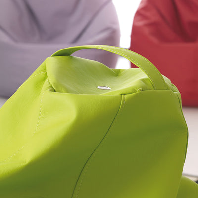 Poltrona pouf a sacco in ecopelle sfoderabile - vari colori