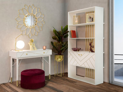 pouf con contenitore tondo in velluto bordeaux