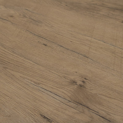 Clarenza Evo - Parete attrezzata soggiorno moderno in legno bianco e quercia