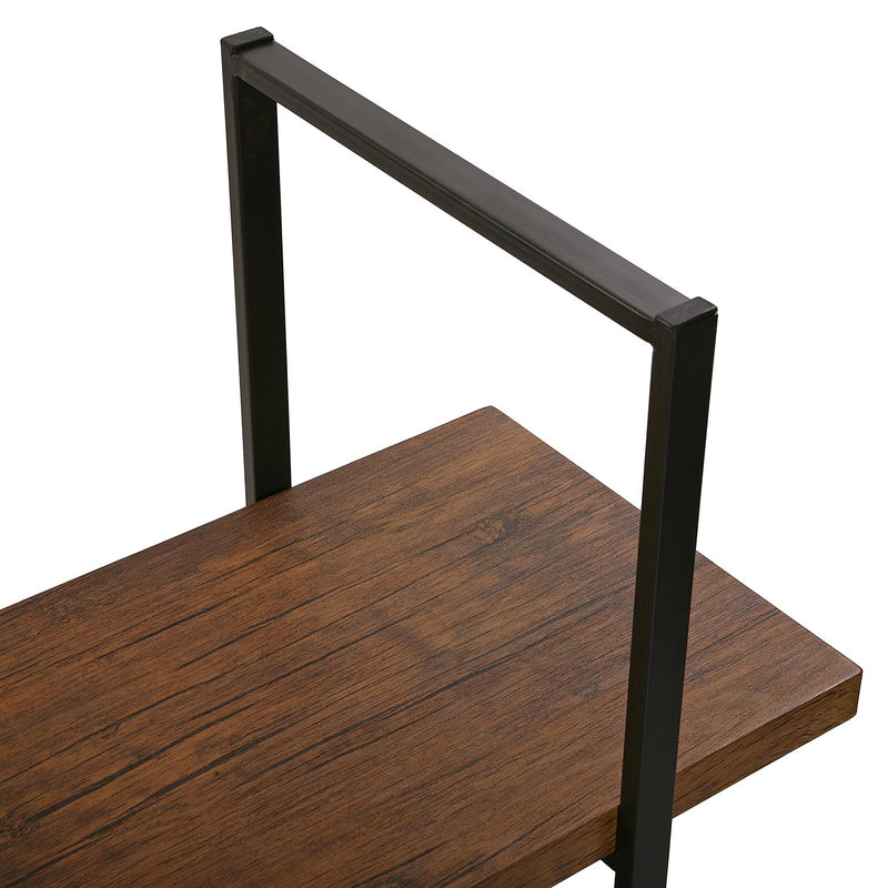 Scaffale libreria in metallo con ripiani in legno stile industrial - varie misure