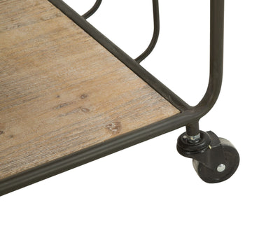 Libreria scaffale stile industriale con 9 ripiani in ferro e legno cm 75x40x182h