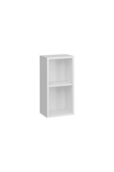 parete attrezzata sospesa moderna colore bianco e nero