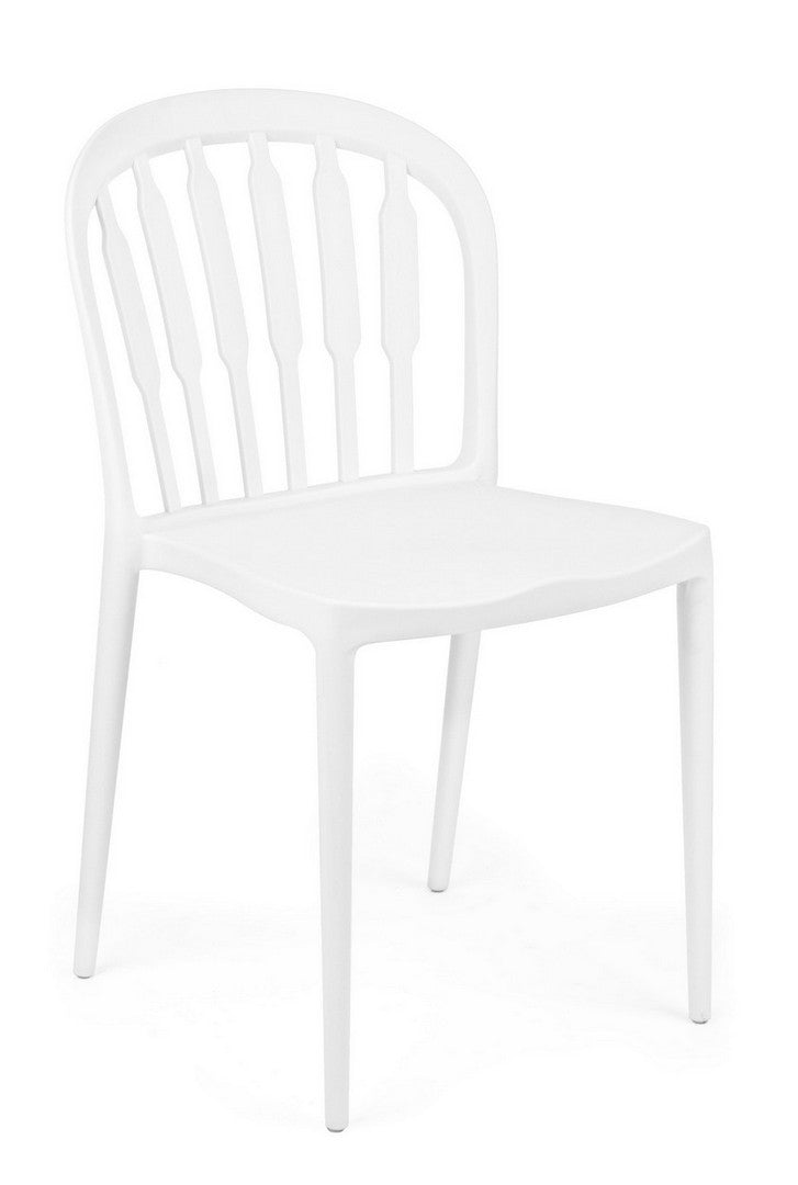 sedia in polipropilene classica colore bianco