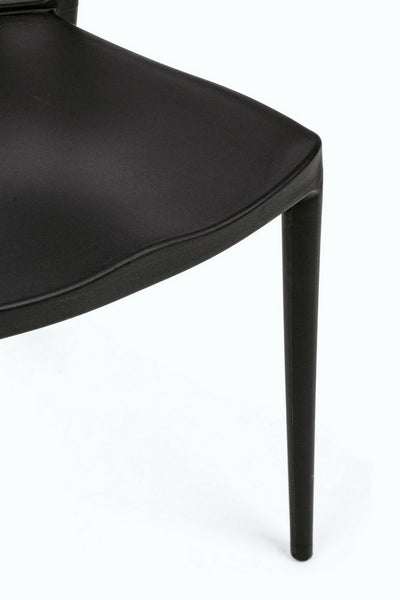 sedia in polipropilene classica colore nero