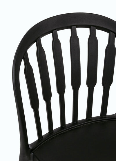 sedia in polipropilene classica colore nero