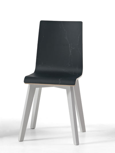 Victor - Set da 2 Sedia moderna per soggiorno  in legno cm 40x40x89h - vari colori