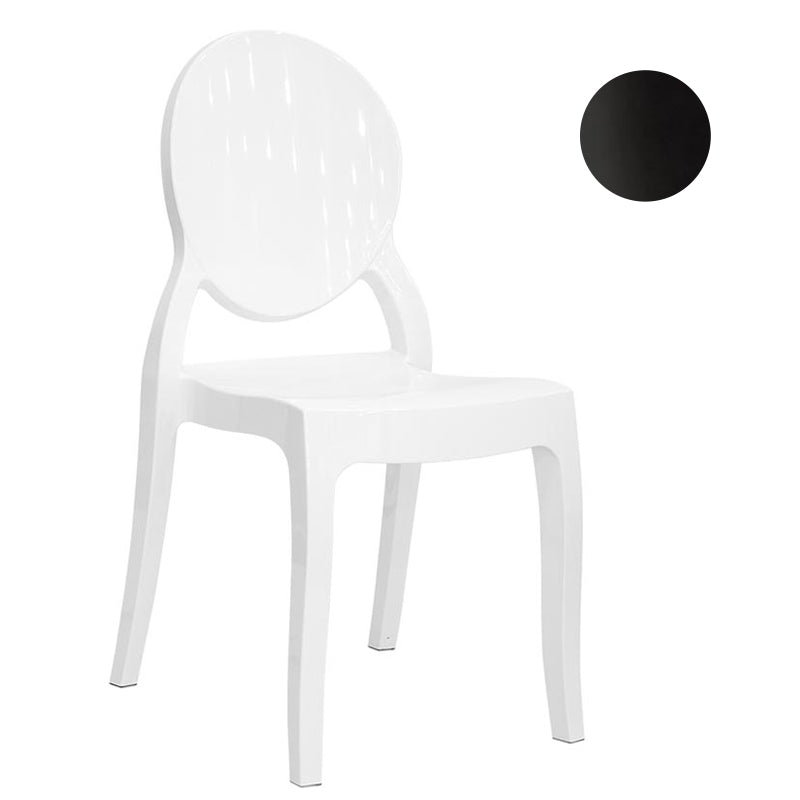 Set da 2 Sedia moderna struttura in policarbonato modello classico