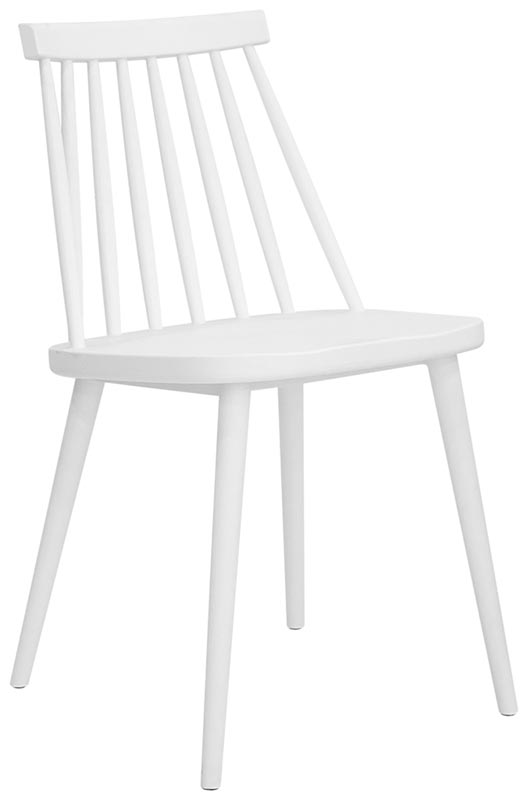 sedia moderna in polipropilene modello classico colore bianco
