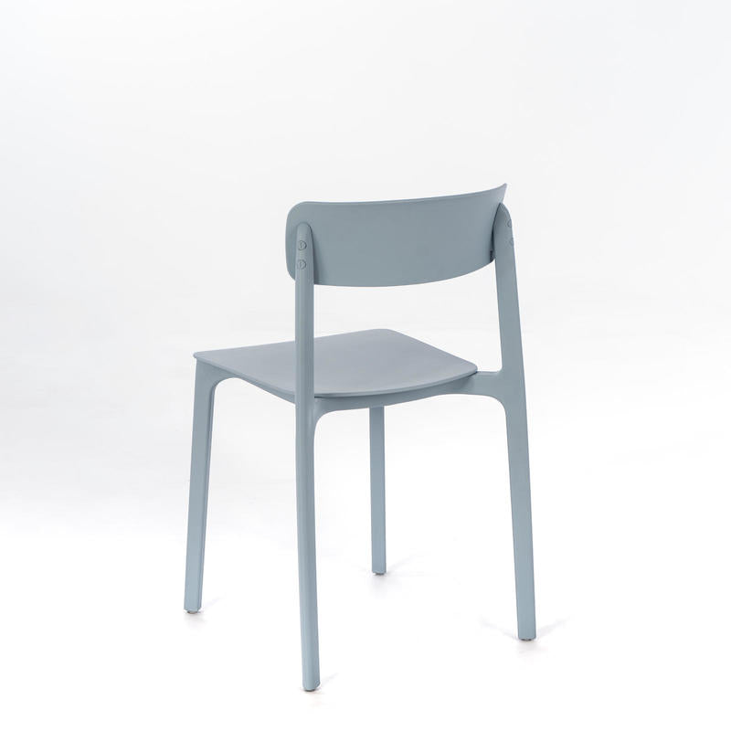 Set da 4 Sedia in polipropilene per esterno moderna cm 41x46x79h - vari colori