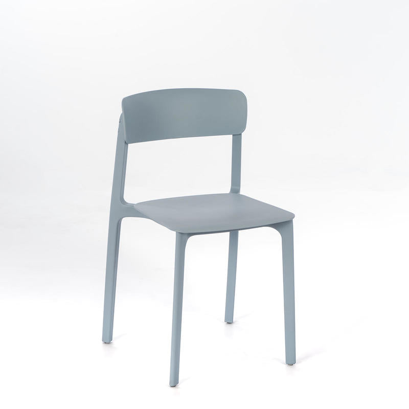 Set da 4 Sedia in polipropilene per esterno moderna cm 41x46x79h - vari colori