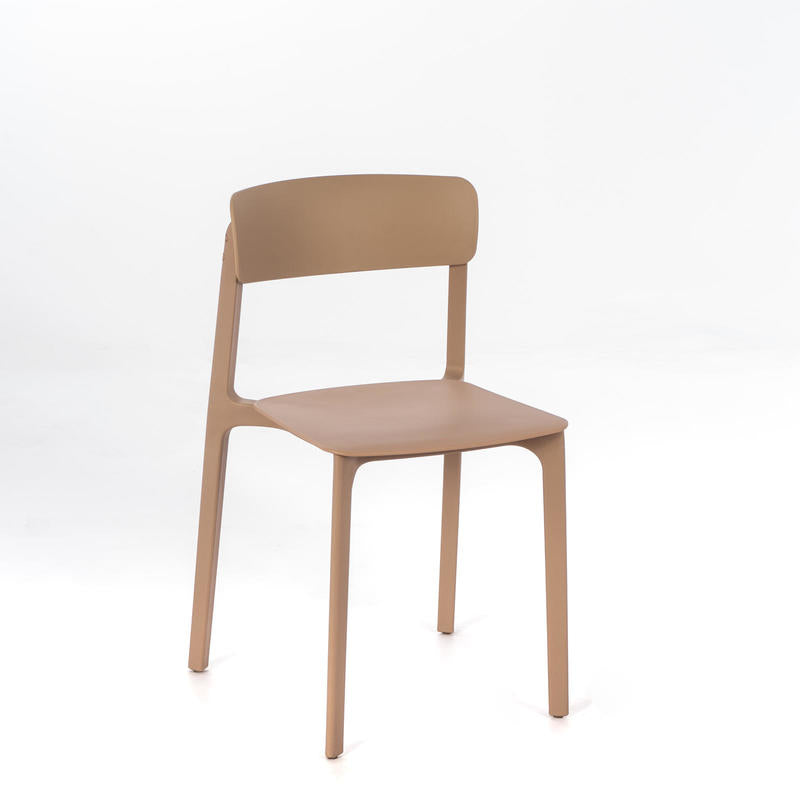 Set da 4 Sedia in polipropilene per esterno moderna cm 41x46x79h - vari colori