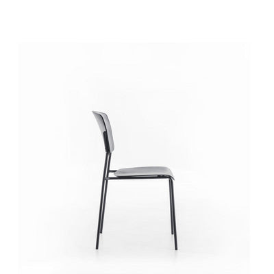 sedia in polipropilene colore grigio
