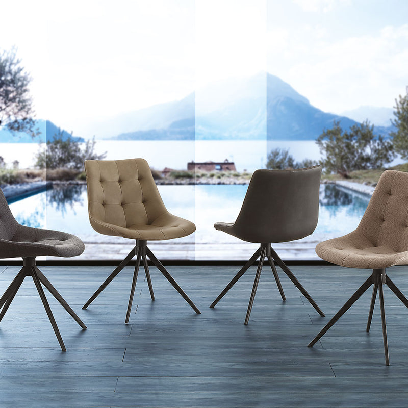 Carnaby - Set da 2 sedia moderna design per soggiorno ufficio - vari colori