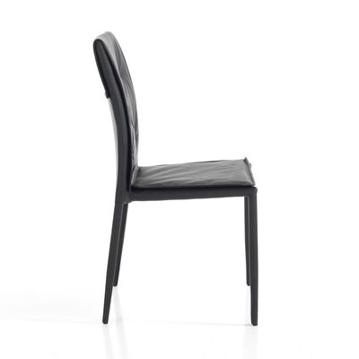 sedia moderna in similpelle colore nero