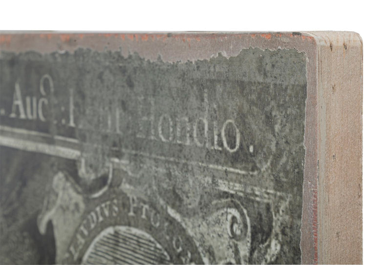 Set 3 pannelli decorativi da muro in legno colore nero design vintage cm 240X3X170h