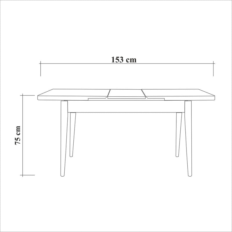 Set sala da pranzo con 4 sedie tavolo apribile e panca in tessuto antracite - vari colori