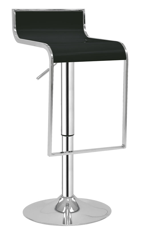Set da 2 Sgabello regolabile moderno in metallo e abs cm 36x40x93/73h - vari colori