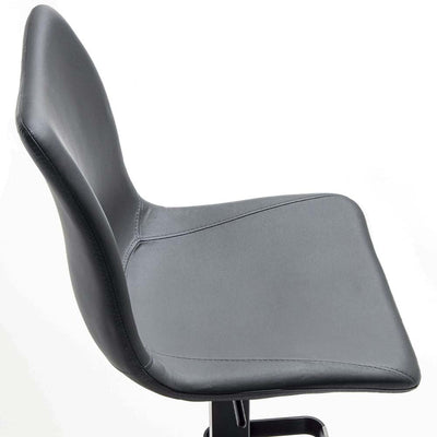 Set da 2 Sgabello girevole e regolabile in ecopelle e metallo cm 45x51x110/115h - vari colori