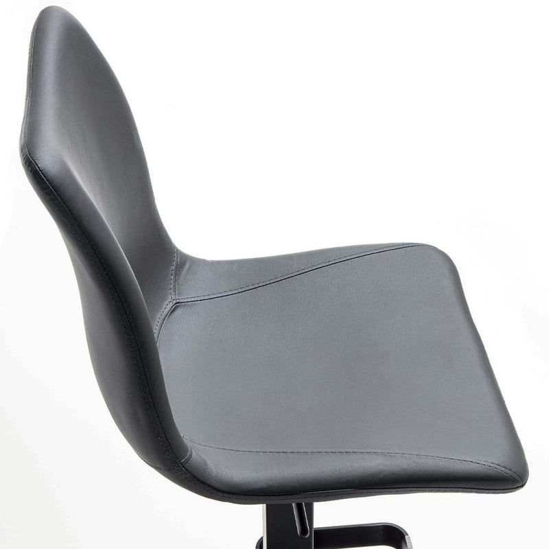 Set da 2 Sgabello girevole e regolabile in ecopelle e metallo cm 45x51x110/115h - vari colori