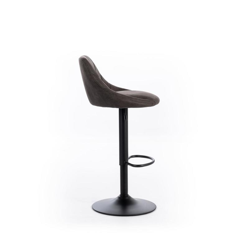 sgabello moderno alto in similpelle vintage colore marrone