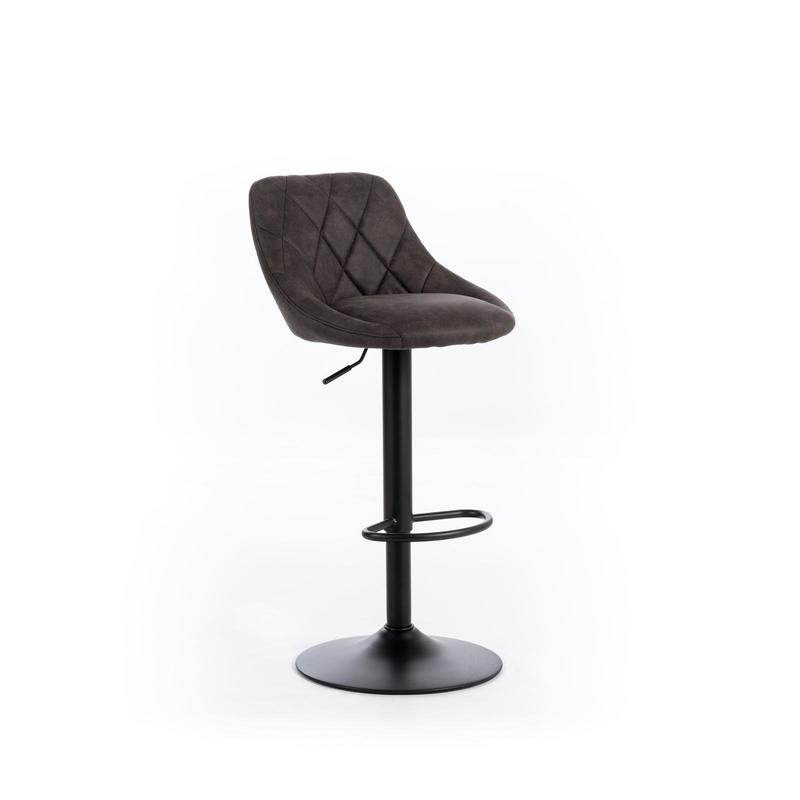 sgabello moderno alto in similpelle vintage colore marrone