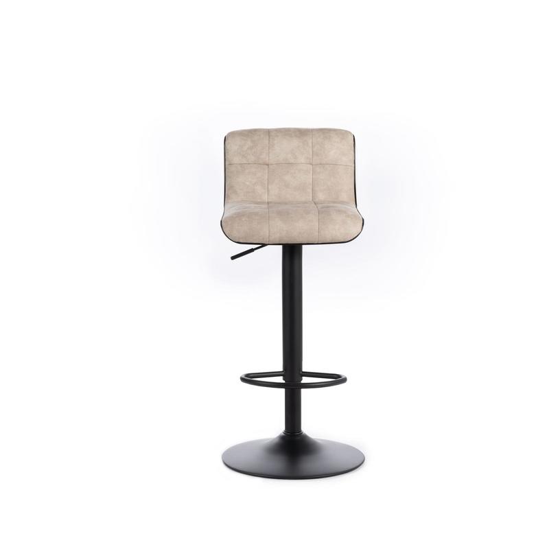 sgabello alto regolabile stile industrial vintage colore beige