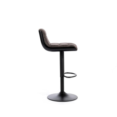 sgabello alto regolabile stile industrial vintage colore marrone