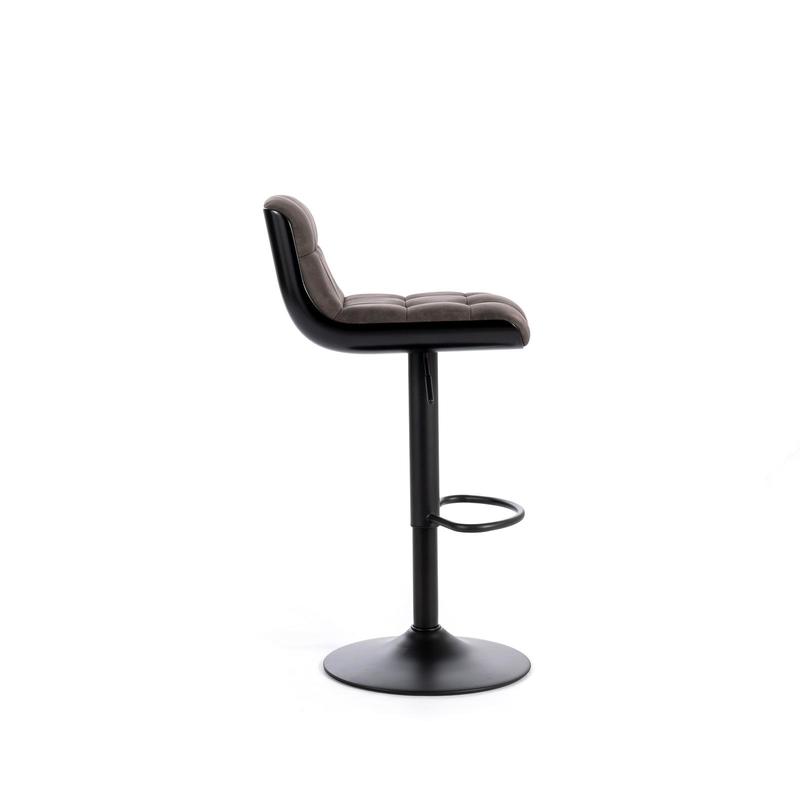 sgabello alto regolabile stile industrial vintage colore marrone