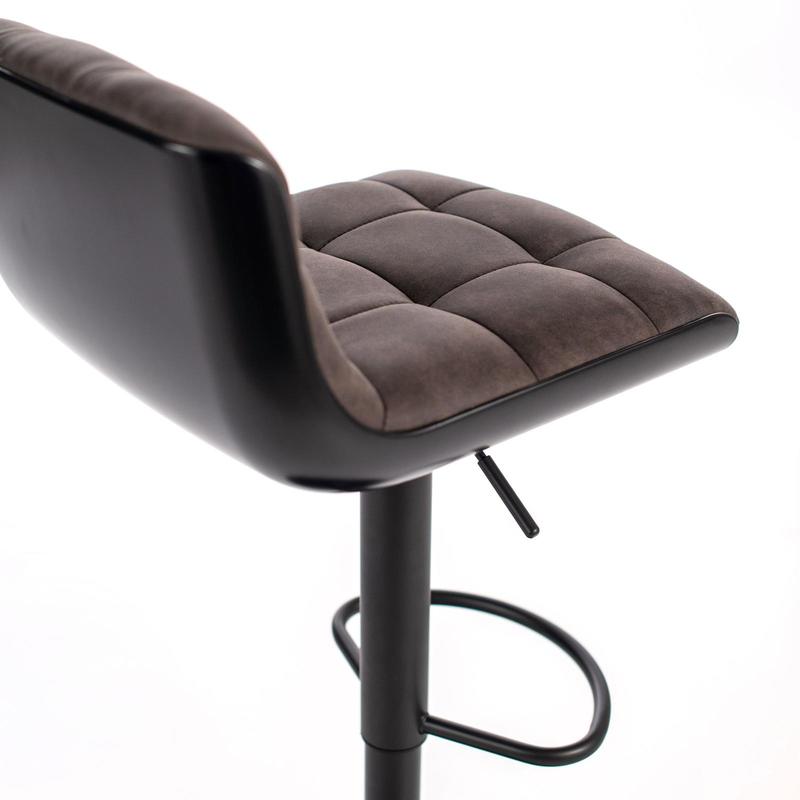 sgabello alto regolabile stile industrial vintage colore marrone