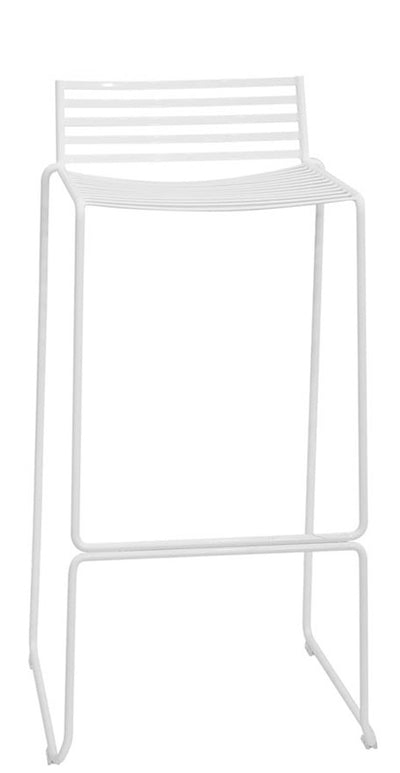 Set da 2 sgabello alto fisso moderno in acciaio per bar o cucina cm 37x33x86h - vari colori