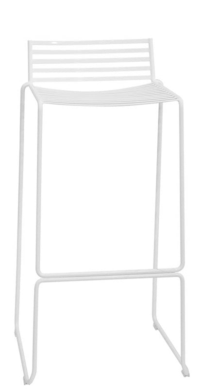 Set da 2 sgabello alto fisso moderno in acciaio per bar o cucina cm 37x33x86h - vari colori