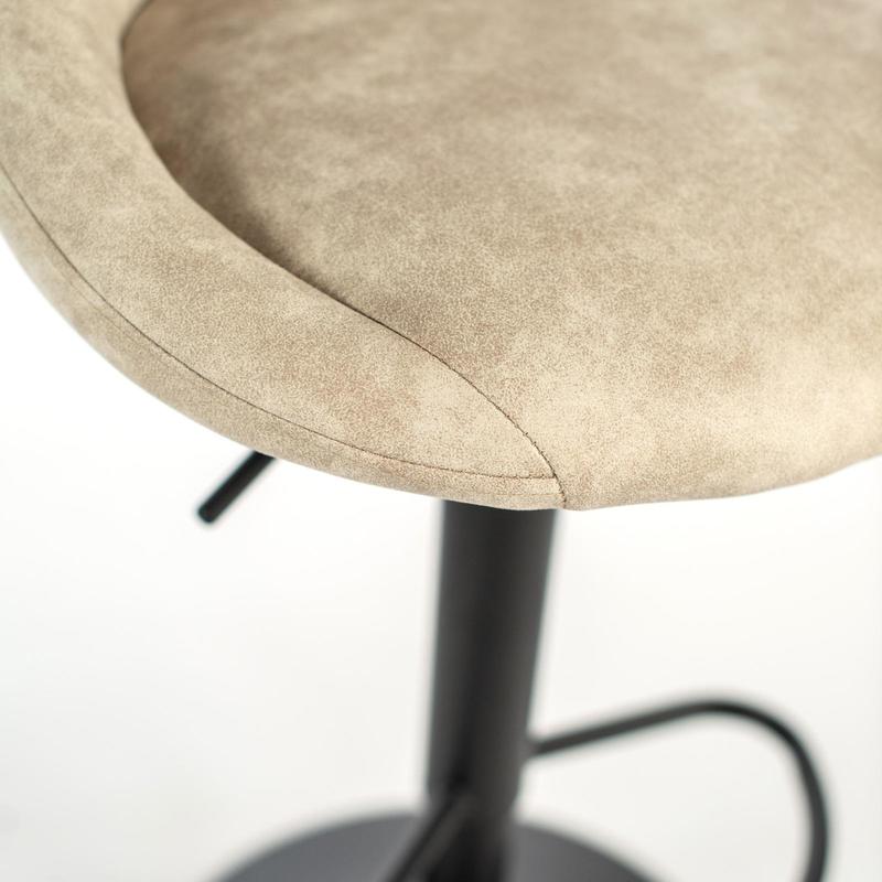 sgabello moderno alto in similpelle vintage colore beige