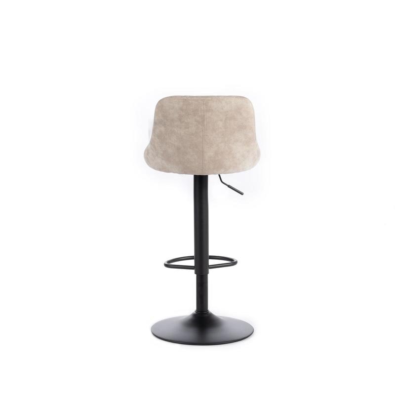 sgabello moderno alto in similpelle vintage colore beige