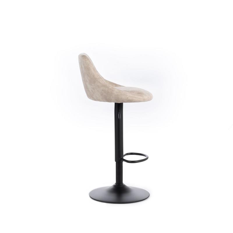 sgabello moderno alto in similpelle vintage colore beige